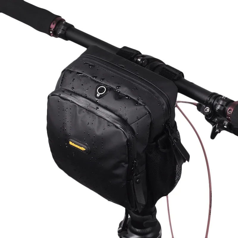 

For brompton bike accessories bag Folding bike bag waterproof Handlebar bag Rhinowalk Bike handlebar bag basket Multi-function