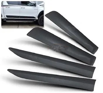 

Car accessories ABS black Car body side moldings side door decoration Door slat For Toyota HILUX revo 2015Car styling