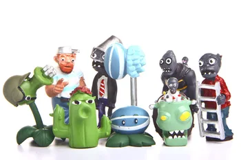 

8PCS Plants vs. Zombies /fairy garden gnome/terraium decoration/bonsai/Valentine's Day/DIY/children gifts/