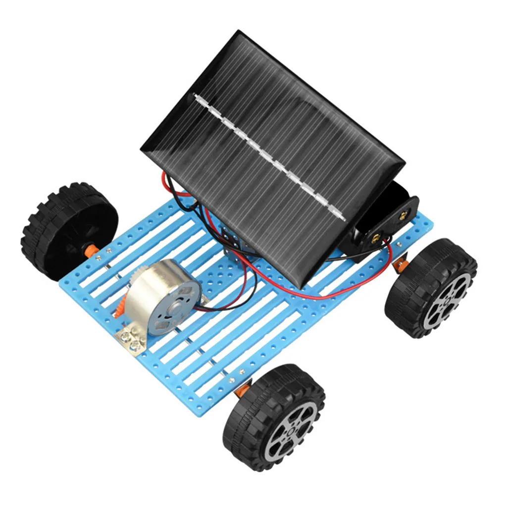 DIY робот на солнечной энергии мини игрушечный автомобиль обучающий творческие