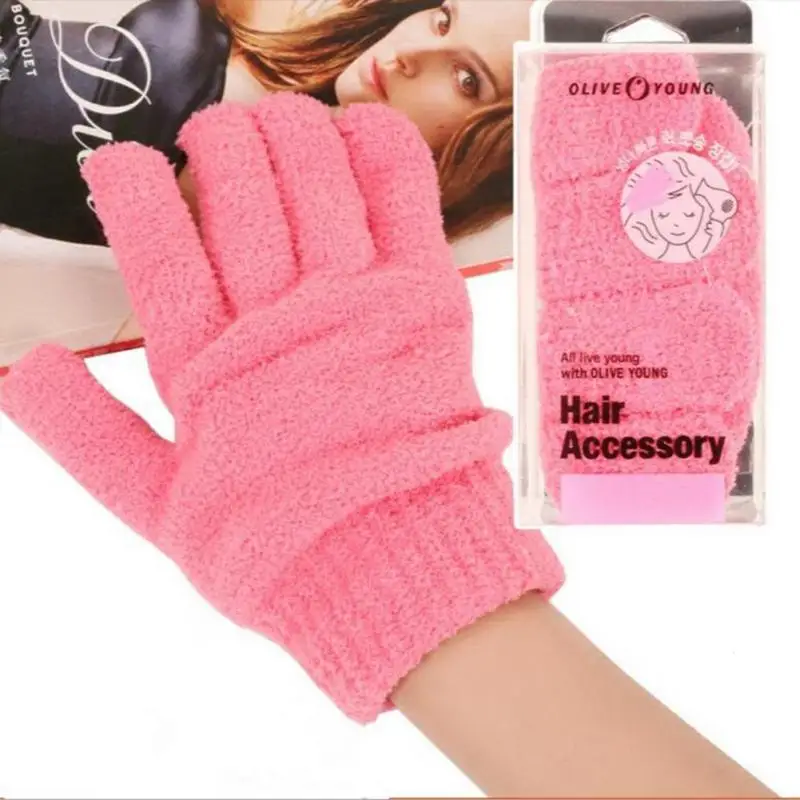 Buy 2PCs Fast dry Hair Gloves Absorb Moisture Erasing