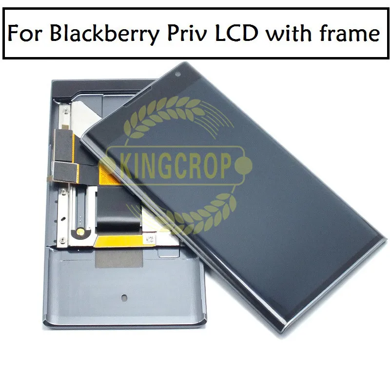 

100% Original For BlackBerry Priv LCD Display Touch Screen Digitizer Assembly With Frame Replacement Parts free shipping