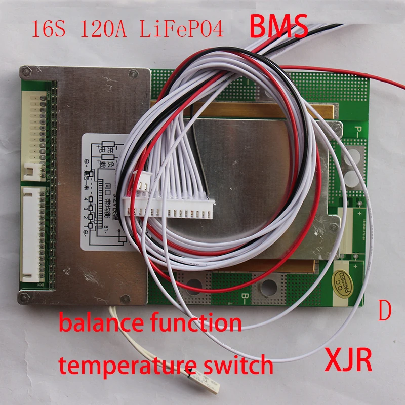 16 s 120a версия D lifepo4 БМС/PCM/PCB Батарея защиты Совета 16 пакеты 18650 LiFePO4 Батарея ячейки w/баланс