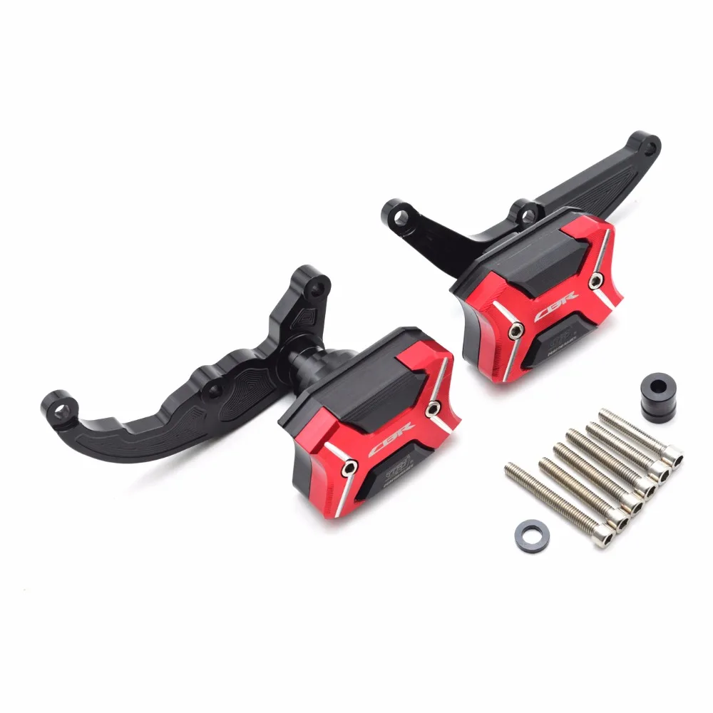 

1 pair Aluminum Motorcycle Frame Sliders Crash Engine Guard Pad Aluminium Side Shield Protector For Honda CBR600RR 2007 2008 08