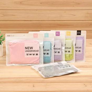 

200pcs Plastic Underpants Storage Baggage Bag Waterproof Cloth Bag Zip Lock Storage Organizer Pouch Store Supplies Dimensioning