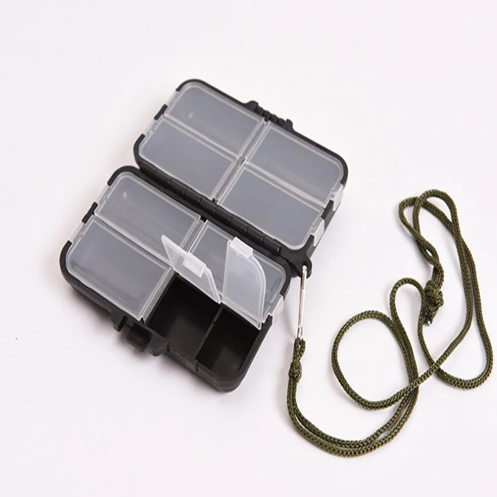 Fishing Lure Boxes Bait Tackle Plastic Storage Small Lure Case Mini Lure Box for Vest Fishing Accessories Storage Containers