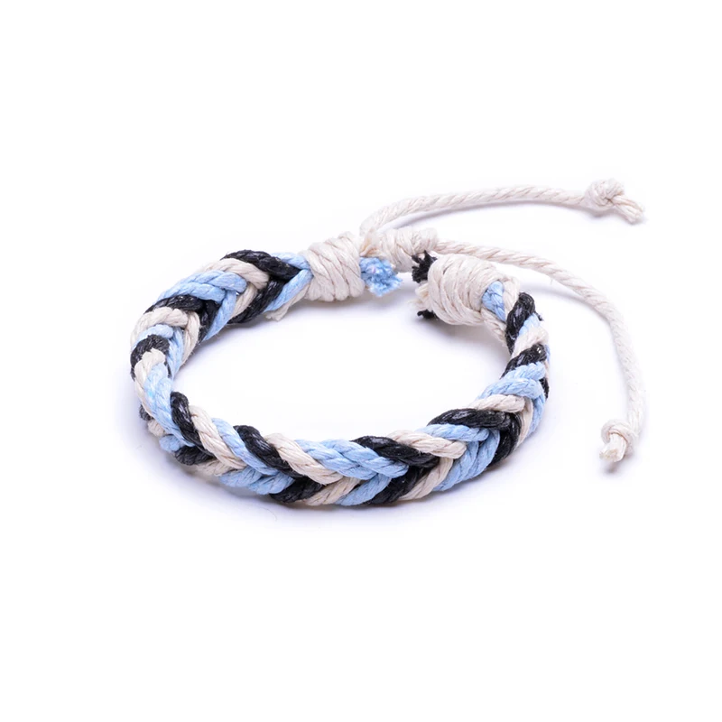 

Colorful Cotton Rope Chain Weave Bracelet Bohemia Yoga Handmade Chic Friendship Girls Charm Bracelet For Men Women Adjustable