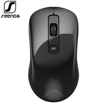 SeenDa 2.4GHz Wireless Mouse Laptop Ergonomic Mouse for Notebook Optical Cordless Mouse 1000/1200/1600 DPI Mice for Computer PC SeenDa 2.4GHz Wireless Mouse Laptop Ergonomic Mouse for Notebook Optical Cordless Mouse 1000/1200/1600 DPI Mice for Computer PC
