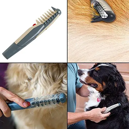 Electric Pet Dog Grooming Comb Cat Hair Trimmer Knot Out Remove