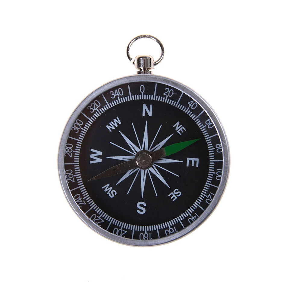 Mini Pocket Survival Liquid Filled Button Compass for Hiking Camping Outdoor