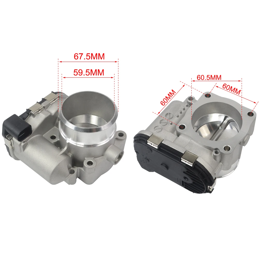 Корпус дроссельной заслонки Hypertune для 01 05 Volkswagen Passat 1.8L 00 06 Audi A4 A6 B5 B6 06B133062B 0280750009