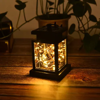 

ISHOWTIENDA LED Hanging Rechargeable Lantern Waterproof Outdoor Solar Hanging Light LED Yard Patio Garden Lamp Decors#529g25
