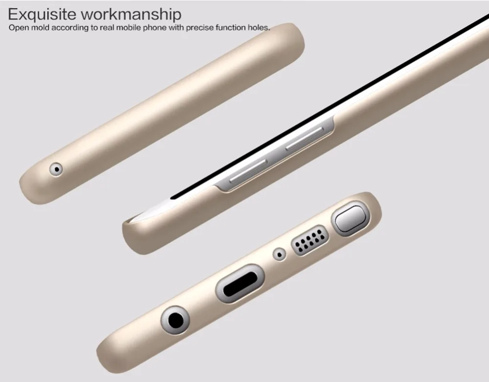 Чехол NILLKIN для Samsung Galaxy Note FE Fan Edition суперматовый защитный жесткий чехол с полным