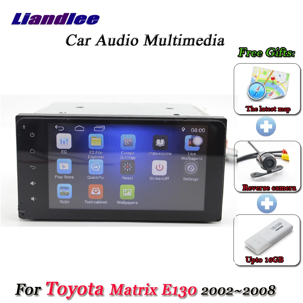 Автомобильный Android Системы для Toyota матрица E130 2002~ 2006 2007 2008 Радио Стерео gps навигации HD Сенсорный экран Мультимедиа Дисплей