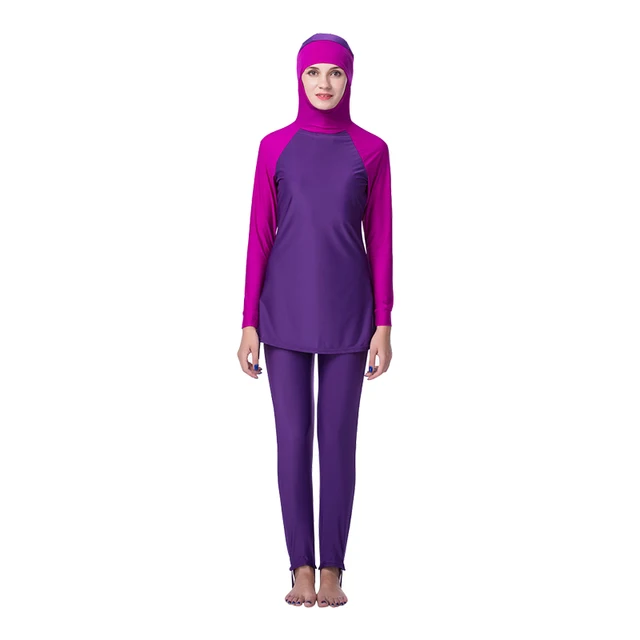 Fashion Dubai Islamic swimsuits modest Hijab swimsuit Lady Muslim