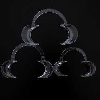 

5pcs/lot Cheek Retractors C Type Plastic Mouth Spreader Teeth Tooth Whitening Whitener Accessories Dental Tools