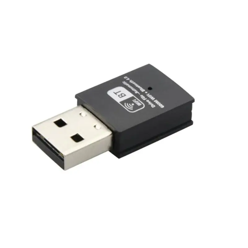 Мини без привода файл WiFi USB Bluetooth адаптер две антенны сетевая карта