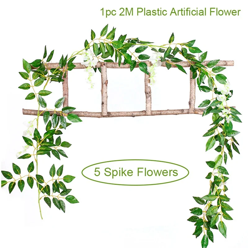 FENGRISE, 80 см, 1 шт., искусственные цветы, лоза, лист плюща, искусственные растения, зеленая гирлянда, украшение для дома, свадьбы, вечеринки - Цвет: 12-1