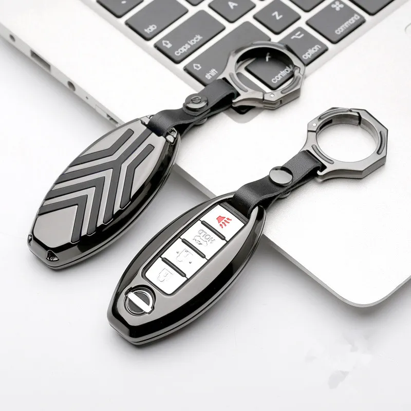 Car key case cover for nissan (4)