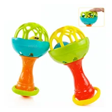 Детские погремушки для мобильных телефонов, игрушка Fu ny, интеллектуальный захват десен, пластиковый ручной колокольчик, погремушка, детские игрушки, подарки на день рождения