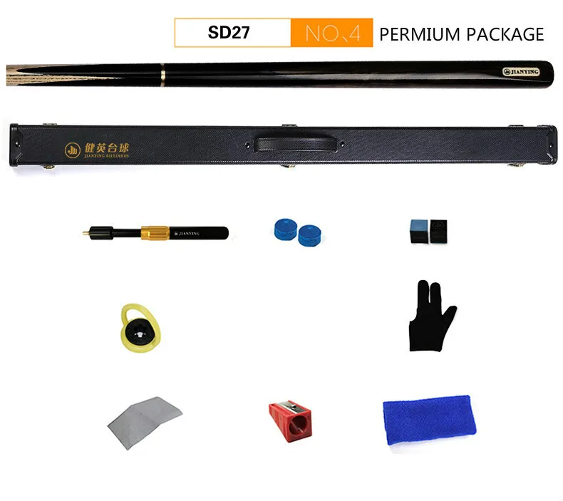 Jianying Billiard Club Billard аксессуары 10mmbc черный 8 Британский SnookerPool Cue Octave Одноручный