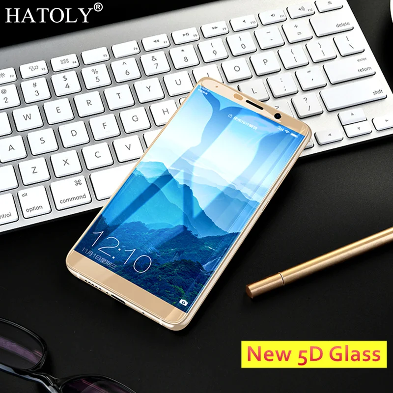 5D закаленное стекло Huawei Mate 10 Pro Стекло 9H полное покрытие изогнутое для защита