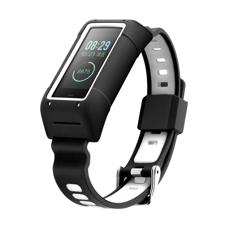 Силиконовый ремешок Для Amazfit Cor 2 Band A1712 браслет браслет регулируемый размер Запасной браслет Амазфит Бэнд 2 аксессуары - Цвет: 1