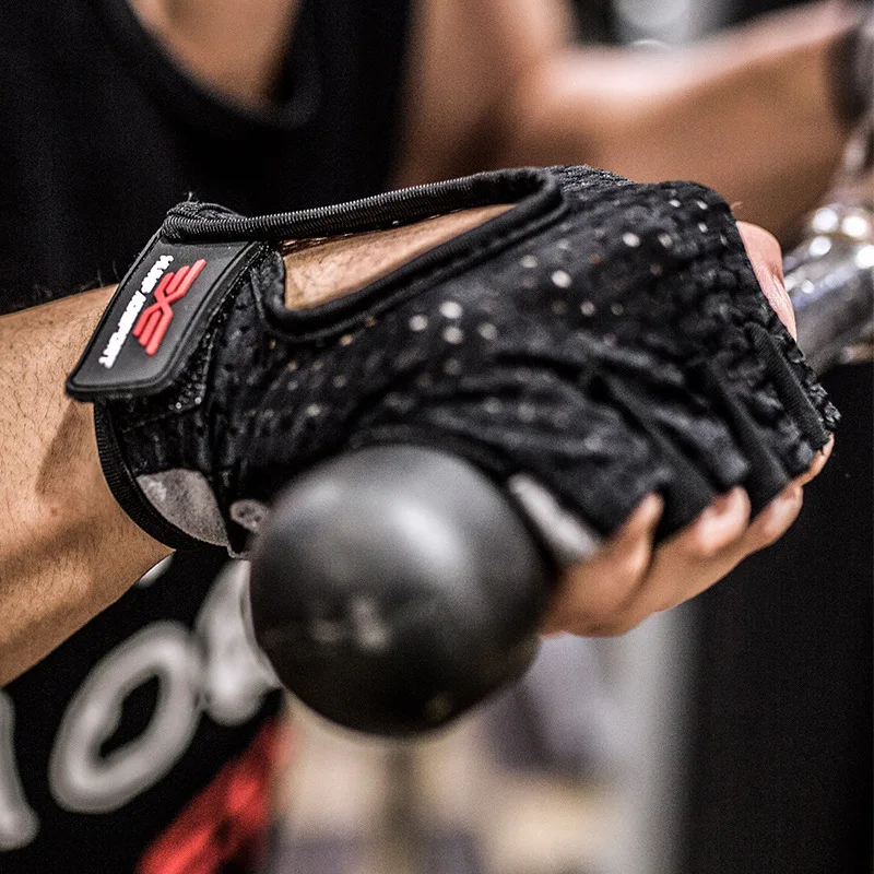 Men Women Breathable Gym Gloves Body Building Half Finger Crossfit Gloves Anti-slip Weight Lifting Sport Training Fitness Gloves Men Women Breathable Gym Gloves Body Building Half Finger Crossfit Gloves Anti-slip Weight Lifting Sport Training Fitness Gloves