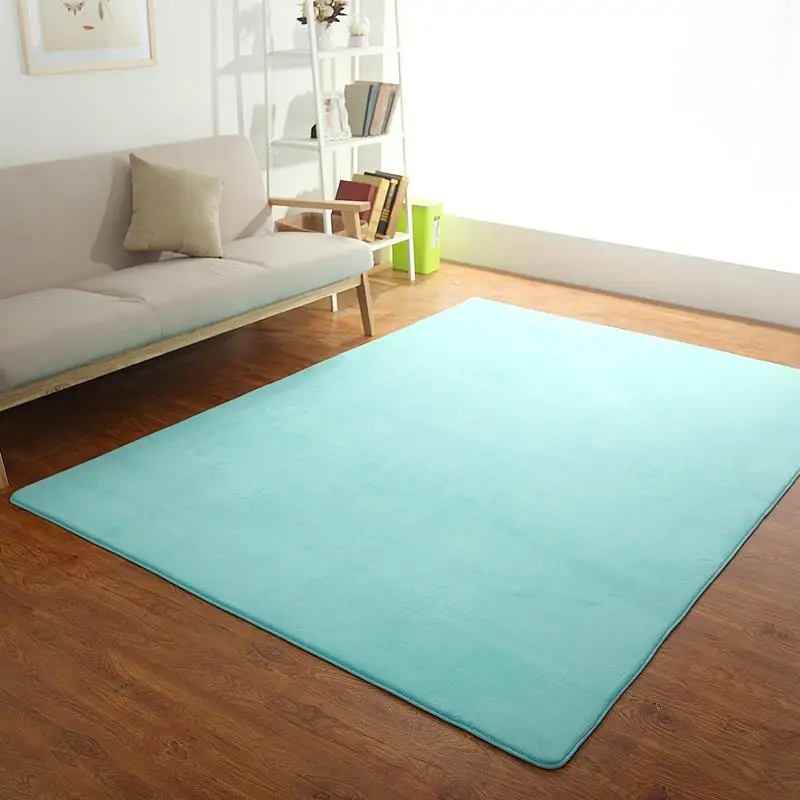  Fashion Memory Foam Solid Mat Area rug Bedroom Rugs Mats Carpet Doormat For Hallway Living Room Kit