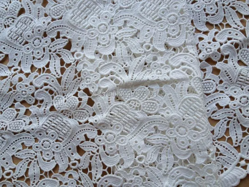 

SALE Cotton Fabric Lace Vintage Venice Lace Trim for Altered Couture, Costume, Home Decor, Ivory White