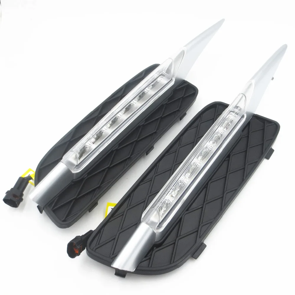 

XYIVYG DRL For BMW X5 E70 2007 2008 2009 Daytime Running Lights LED Fog Position Signal Head Lamp Cover Car Accessory