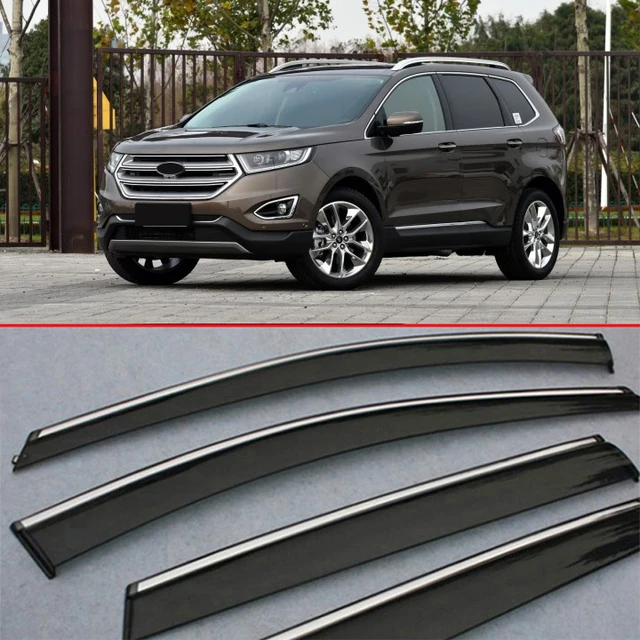 Us 42 31 8 Off For Ford Edge 2016 2017 Window Wind Deflector Visor Rain Sun Guard Vent In Awnings Shelters From Automobiles Motorcycles On