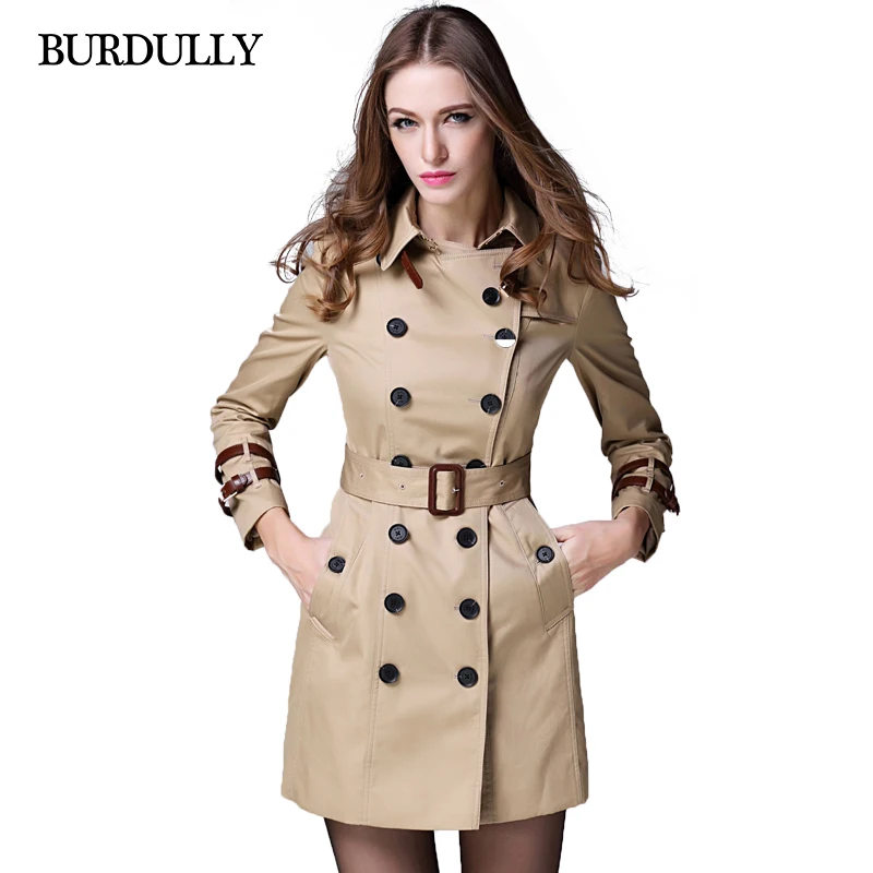 Et Manteau Survêtement Double D'hiver Printemps Mujer Angleterre Boutonnage Abrigo À Burdully Automne 2018 Black Femmes Trench khaki Long tqO1wY