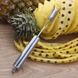 Ананас нож из нержавеющей стали Ананас Вилка Ручка V ананас Лопата средство для снятия макияжа фруктовый нож