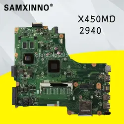 X450MD материнская плата для ноутбука Asus X450M X452M с N2940 материнская плата REV2.0 100% тестирование S-6