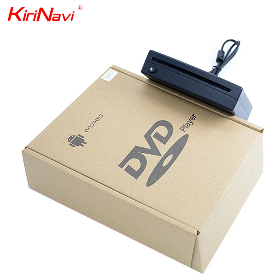 KiriNavi Universal External Android Car GPS Navigation font b Multimedia b font Player Car DVD CD
