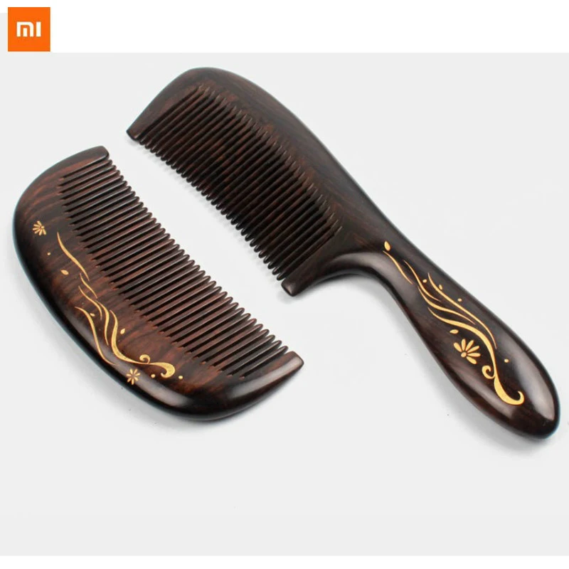 

Xiaomi xinzhi Healthy Natural Log Comb No Static Pocket Wooden Comb Hand Made Professional Hair Styling Tool best gift for woman