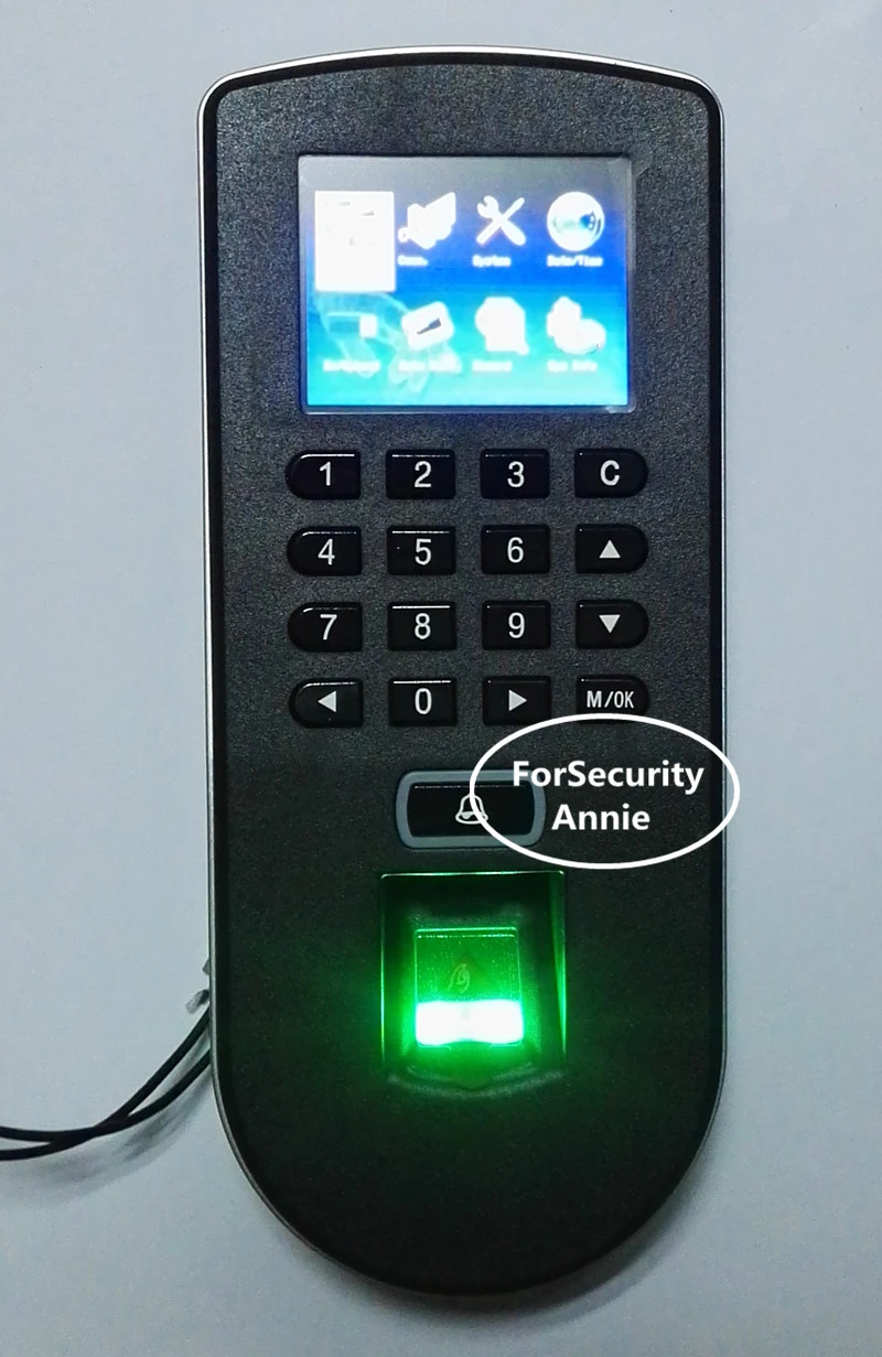 ZK TF1900 125K RFID Card and Fingerprint Access Control Terminal Biometric Fingerprint Time