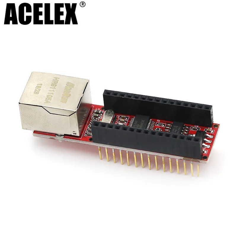 

Nano V3 Ethernet Shield ENC28J60 Microchip HR911105A Ethernet Webserver Board Module for Arduino Nano 3.0