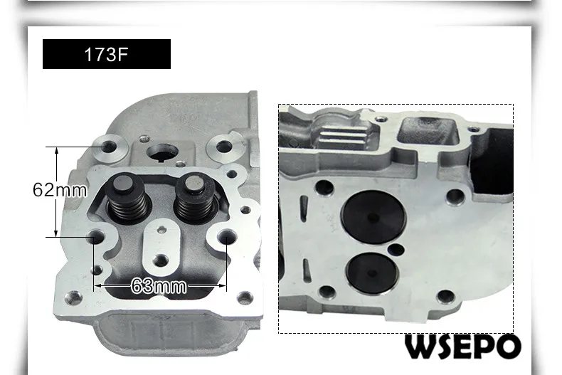 Качество OEM! Головка цилиндра в сборе с клапанами и пружинами для 4 тактного