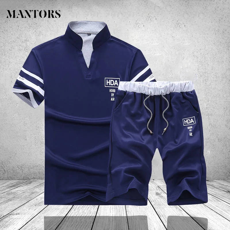 Summer Shorts Set Men Casual Sportswear Suits Slim Fit Mens Sweat Suits 2019 Fashion 2PCS Casual T Shirts + Shorts Men Tracksuit Summer Shorts Set Men Casual Sportswear Suits Slim Fit Mens Sweat Suits 2019 Fashion 2PCS Casual T Shirts + Shorts Men Tracksuit