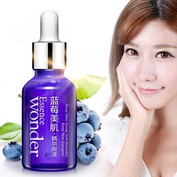 

BIOAQUA Face Care Blueberry Hyaluronic Acid Liquid Wrinkle Aging Pure Essence Whitening Moisturizing Day Cream Oil H7JP