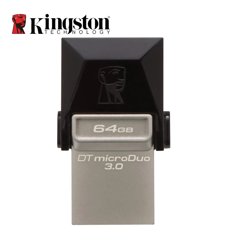 Kingston OTG Mini USB 3,0 USB флеш-накопитель 64 ГБ 32 ГБ 16 ГБ 128 ГБ флеш-накопитель смартфон планшет 2 в 1 Флешка Memoria Stick