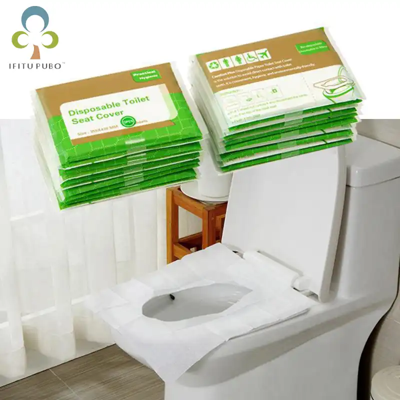 Disposable Paper Toilet Seat Cover For Camping Travel Sanitary 1 Pack//10pcs