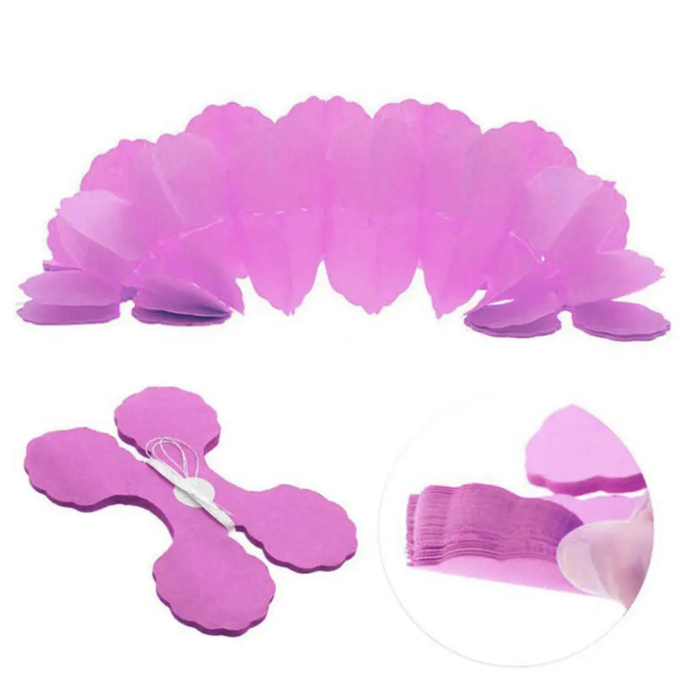 Four-Leaf Clover Paper Flower Creative Birthday Party Wedding Accessories Decoration Arrangement Pull Flower Props