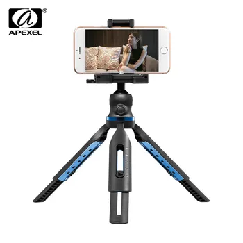 

APEXEL Camera Mobile Phone Tripod Universal Portable Stretch Handheld Tripod Smartphone For Gopro xiaomi iPhone