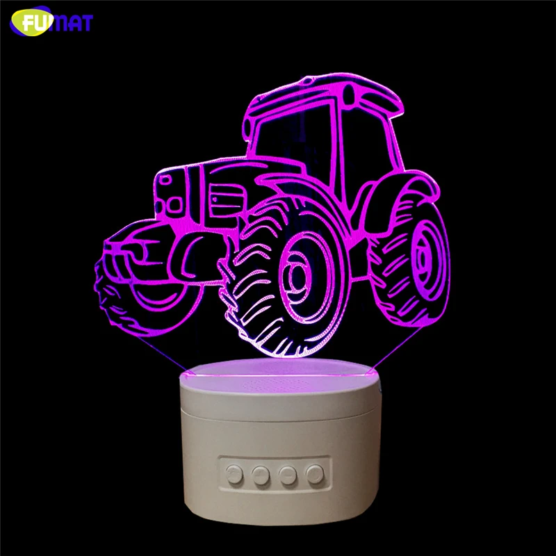 Buy FUMAT Tractor 3D Speaker Lamp Novelty Tractor