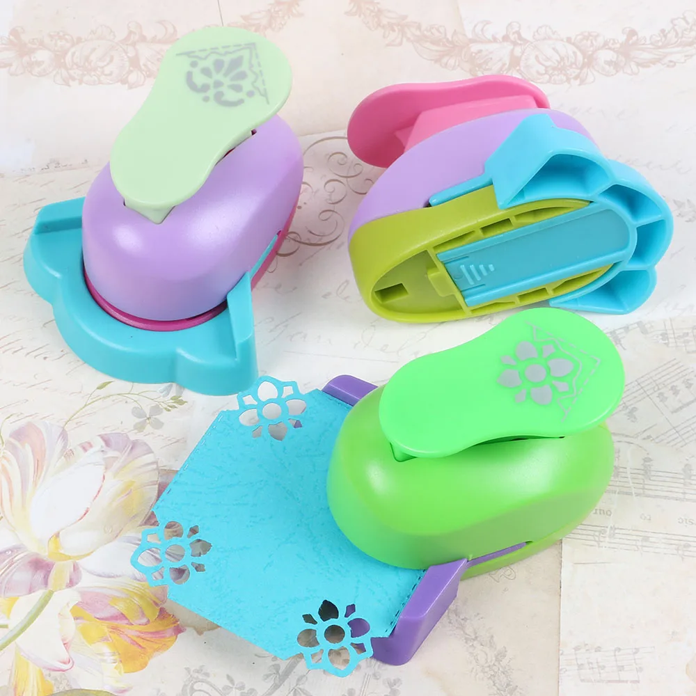 

Flowers Edge Paper Footer Hole Punch Embossing Device For DIY Crafts Scrapbooking Gift Card Party Wedding Decoration