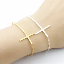 Великолепная сказка 10 шт./лот Кристиан Боком Крест Обёрточная Бумага браслет для Для женщин Для мужчин защиты ювелирных изделий Нержавеющая сталь bracciali B063