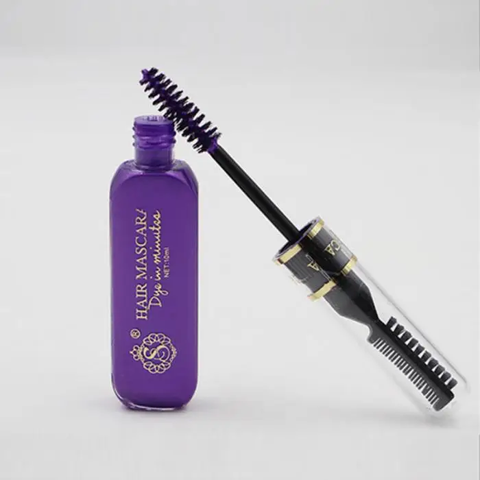 1 個ヘアカラー染料クリームプロ簡単一時的な非毒性 Diy Hairdye すじ 10 色オプションマスカラカラーペン Hair Mascara Hair Mascara Colorcolor Dye Aliexpress